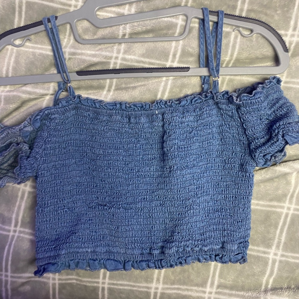 Denim Croptop - Picture 2 of 2